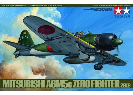 タミヤ 1/48 傑作機 No.27 海軍零式艦上戦闘機52型丙