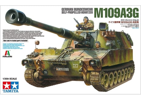 タミヤ イタレリ No.22 1/35 ドイツ連邦軍 M109A3G 自走砲