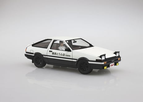 アオシマ 1/24 頭文字D No.14 藤原拓海 AE86トレノ ドライバーフィギュア付