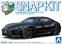 アオシマ 1/32 楽プラ スナップキット No.10-CB トヨタ GR86 2021(クリスタルブラックシリカ)