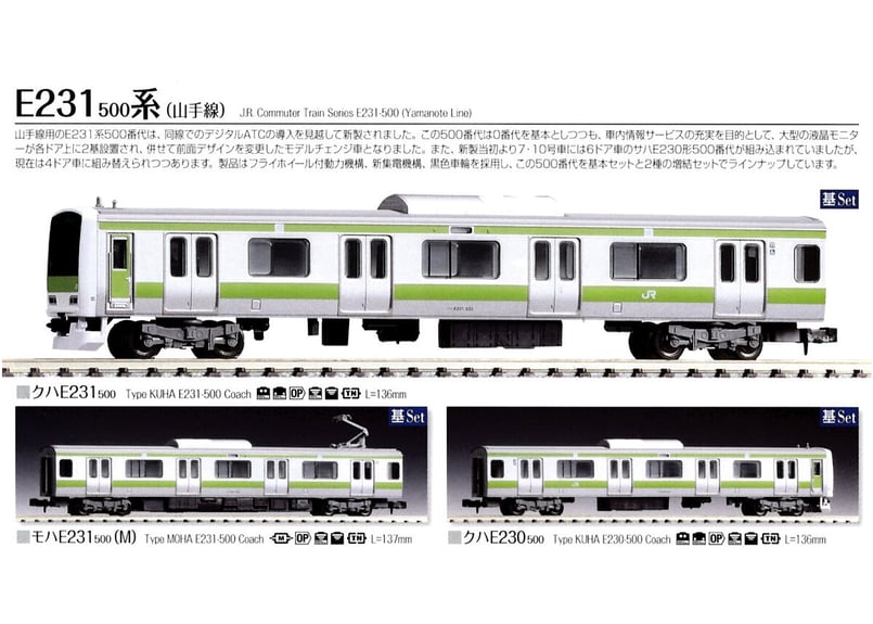 新品未使用TOMIX 92375 JR E231 500系 通勤電車（山手線）