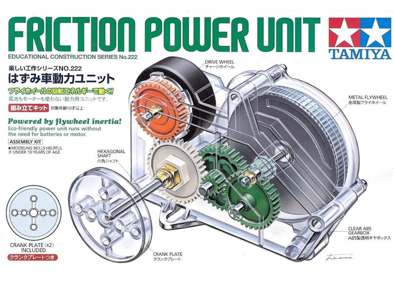 ３３本セットです。 タミヤ 70222 はずみ車動力ユニット | ウエサカ模型店