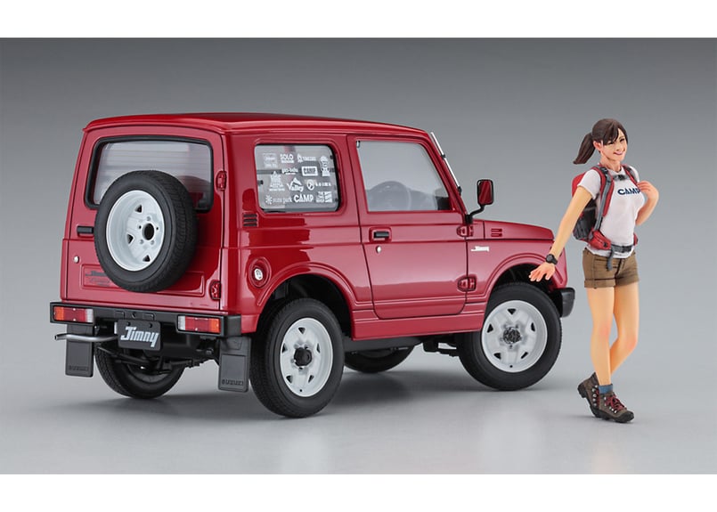 ハセガワ SP501 1/24 スズキ ジムニー w/キャンプガールズフィギュア