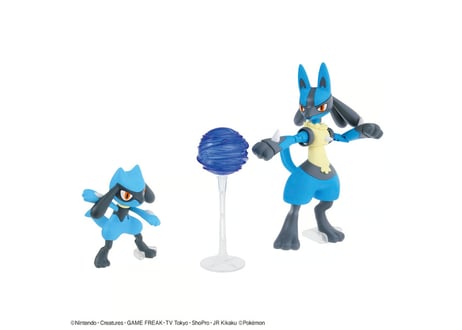 バンダイ ポケモンプラモコレクション 44 セレクトシリーズ リオル＆ルカリオ
