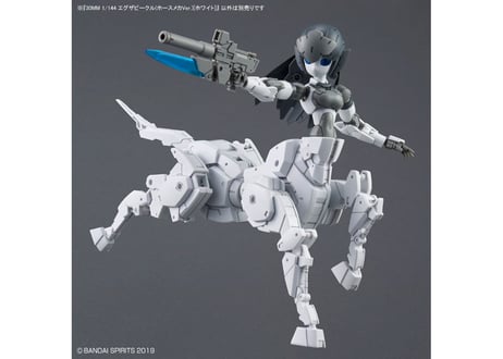 バンダイ 30MM 1/144 エグザビークル(ホースメカVer.)[ホワイト](EV-17)