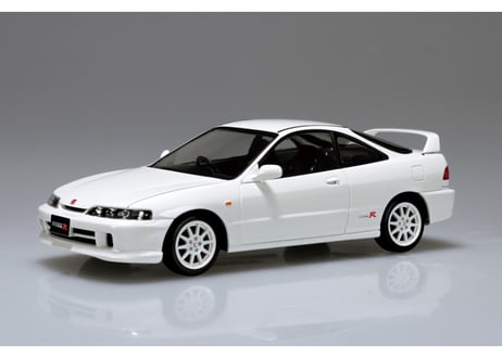 アオシマ 1/32 楽プラ スナップキット No.22-CW ホンダ DC2インテグラ タイプR(チャンピオンシップホワイト)
