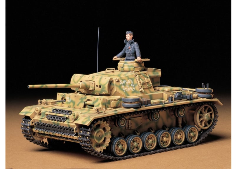 タミヤ 1/35 MM No.215 ドイツ III号戦車 L型 | ウエサカ模型店