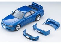 トミーテック 1/64 TLV-N353b 日産 スカイライン 2ドアスポーツクーペ 25GT TURBO オプションパーツ付（青）2000年式