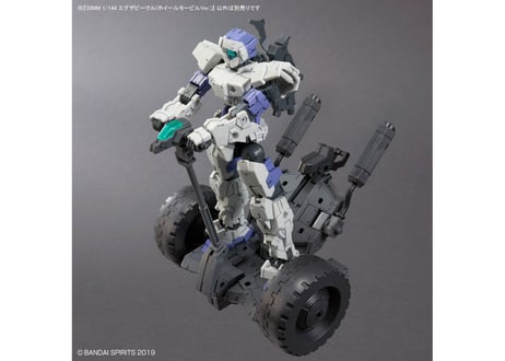 バンダイ 30MM 1/144 エグザビークル(ホイールモービルVer.)(EV-20)