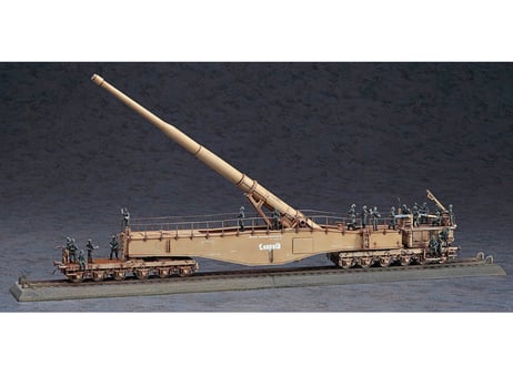 ハセガワ MT58 1/72 ドイツ列車砲 K5(E) “レオポルド” w/フィギュア