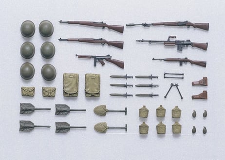 タミヤ 1/35 MM No.206 アメリカ歩兵 装備品セット
