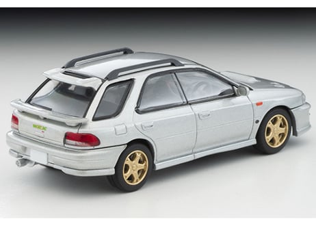 トミーテック 1/64 TLV-N281c スバル インプレッサ ピュアスポーツワゴン WRX STi Ver.V（銀）98年式