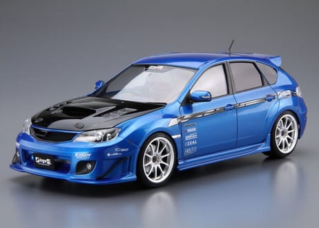 アオシマ 1/24 ザ･チューンドカー No.35 ings GRB インプレッサ WRX STI '07（スバル）【絶版】