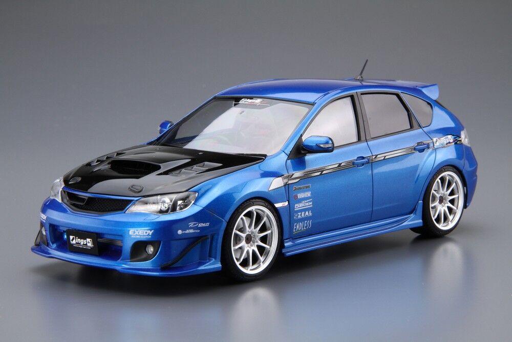 アオシマ 1/24 ザ・チューンドカー No.35 ings GRB インプレッサ WRX S...