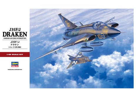 ハセガワ 1/48 航空機 PT41 J35F/J ドラケン
