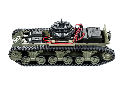 タミヤ 1/35RCタンク No.17 アメリカ M4A3シャーマン戦車 (専用プロポ付き)(組立キット)【代引・クレカ不可】