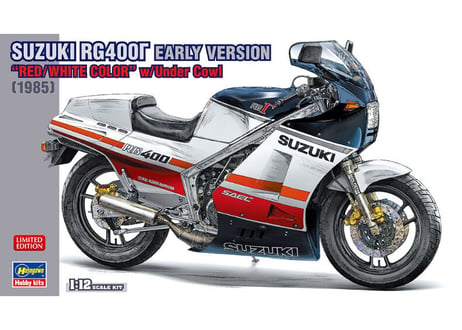ハセガワ 21732 1/12 スズキ RG400Γ 前期型 “レッド/ホワイトカラー” w/アンダーカウル 限定生産