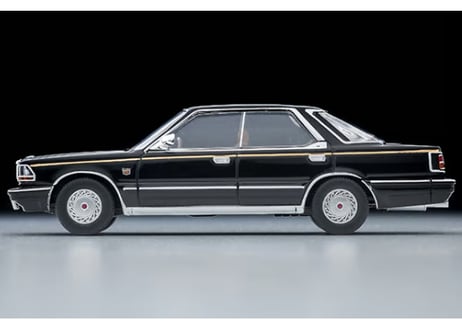 トミーテック 1/64 TLV-N168c 日産 セドリック HT V30ターボ ブロアムVIP（黒）85年式
