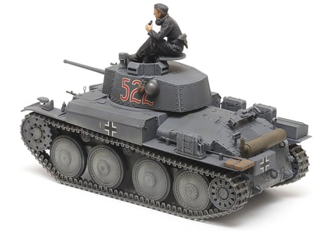 タミヤ 1/35 MM No.369 ドイツ軽戦車 38 (t) E/F型
