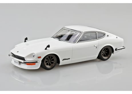 アオシマ 1/32 楽プラ スナップキット No.15CU-WH ニッサン S30フェアレディZ カスタム(ホワイト)