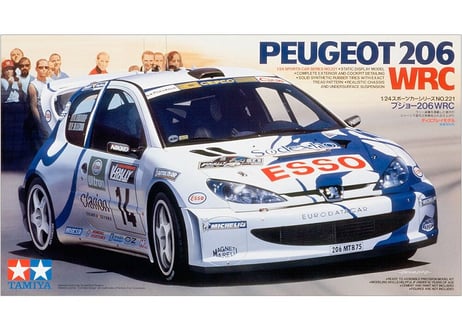 タミヤ 1/24 スポーツカー No.221 プジョー206WRC