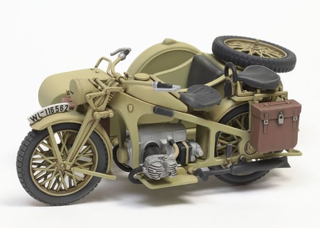 タミヤ 1/35 MM No.384 ドイツ軍用サイドカー KS600