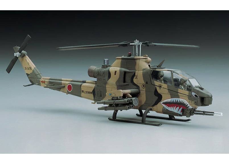 【値下げ】【レア】陸自1ヘリ団輸送航空隊&ベルボーイング社コラボチャレンジ 陸自明野駐屯地所属「AH-1S コブラ」2機セットのプラモは特別