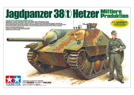 タミヤ 1/35 MM No.285 ドイツ駆逐戦車 ヘッツァー 中期生産型