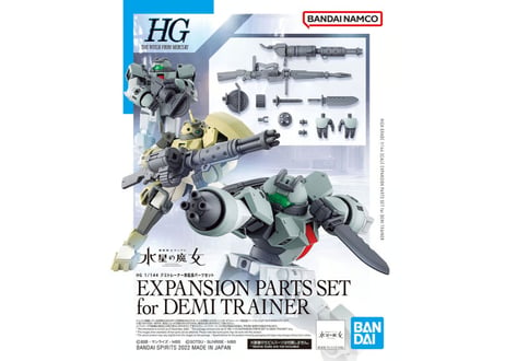バンダイ 機動戦士ガンダム 水星の魔女 10 HG 1/144 デミトレーナー用拡張パーツセット