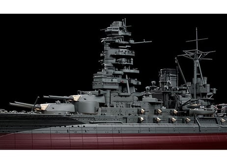 ハセガワ Z24 1/350 日本海軍 戦艦 長門 “昭和十六年 開戦時”