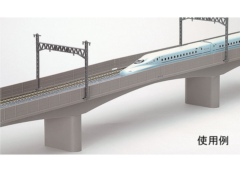 TOMIX 3226 複線コンクリート橋(F)(複線コンクリート橋脚付) | ウエサカ模型店