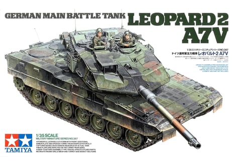 タミヤ 1/35 MM No.387 ドイツ連邦軍主力戦車 レオパルト2 A7V