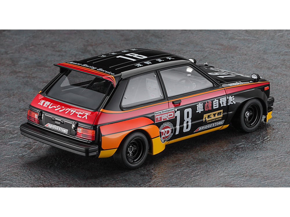 ハセガワ 20734 1/24 浅野自動車 スターレット KP61 “1982