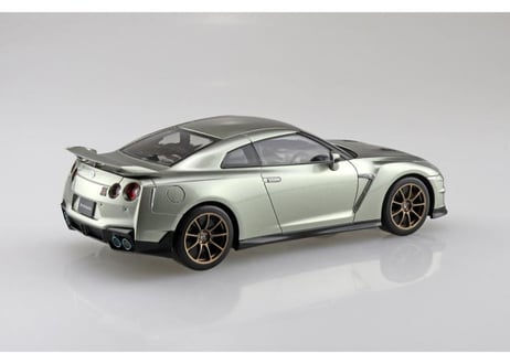 アオシマ 1/32 楽プラ スナップキット No.03-MJ ニッサン R35 NISSAN GT-R 2024(ミレニアムジェイド)