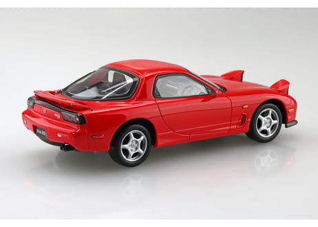 アオシマ 1/32 楽プラ スナップキット No.04-VR アンフィニ FD3S RX-7(ヴィンテージレッド)