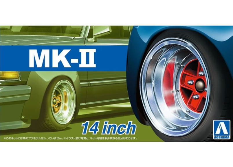 アオシマ14インチホイール各種 1/24 スーパーシャーク 浅リム 14インチ｜株式会社 青島文化教材社