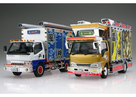 アオシマ 1/32 ザ☆デコトラ No.3 風神☆雷神