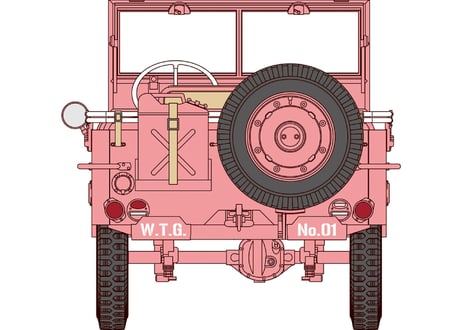 ハセガワ SP356 ワイルドたまごガールズ No.01 1/4トン 4×4トラック “エイミー マクドネル” w/フィギュア