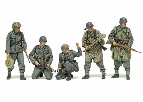 タミヤ 1/35 MM No.382 ドイツ歩兵セット (大戦後期)