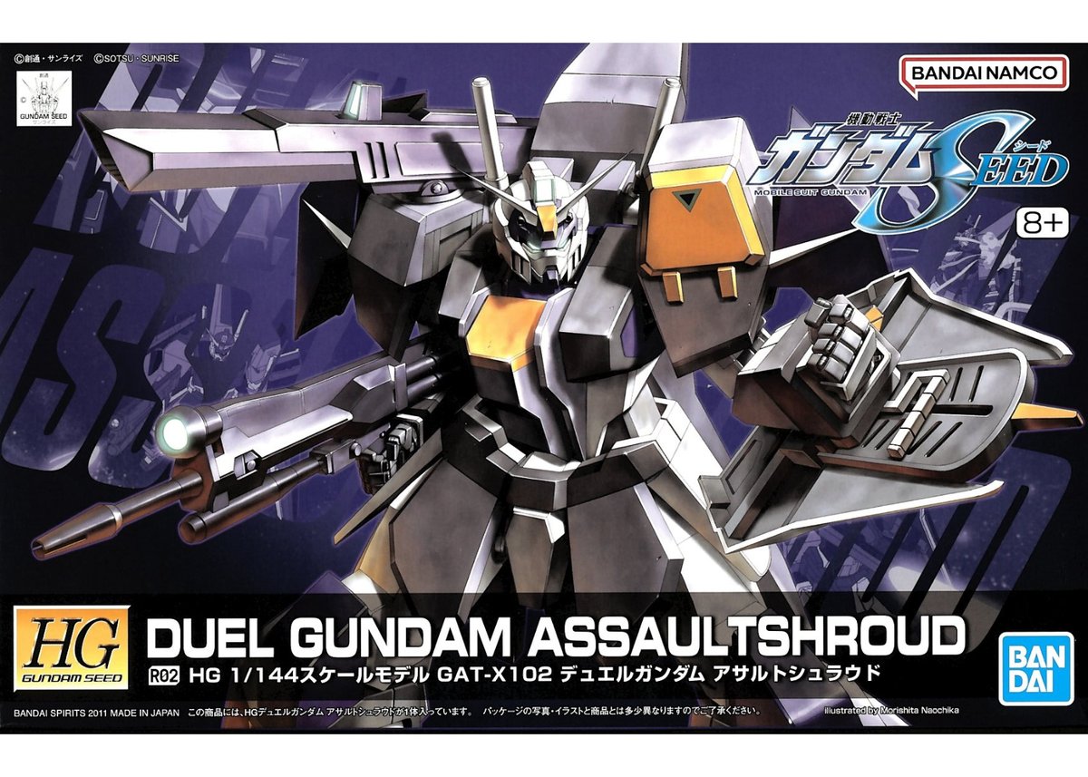 バンダイ 機動戦士ガンダムSEED-R02 HG 1/444 デュエルガンダム