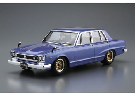 アオシマ 1/24 ザ･モデルカー No.46 ニッサン GC10 スカイライン2000GT '71