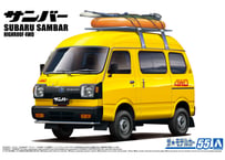 アオシマ 1/24 ザ･モデルカー No.55 スバル K88 サンバー ハイルーフ4WD '80 【絶版】