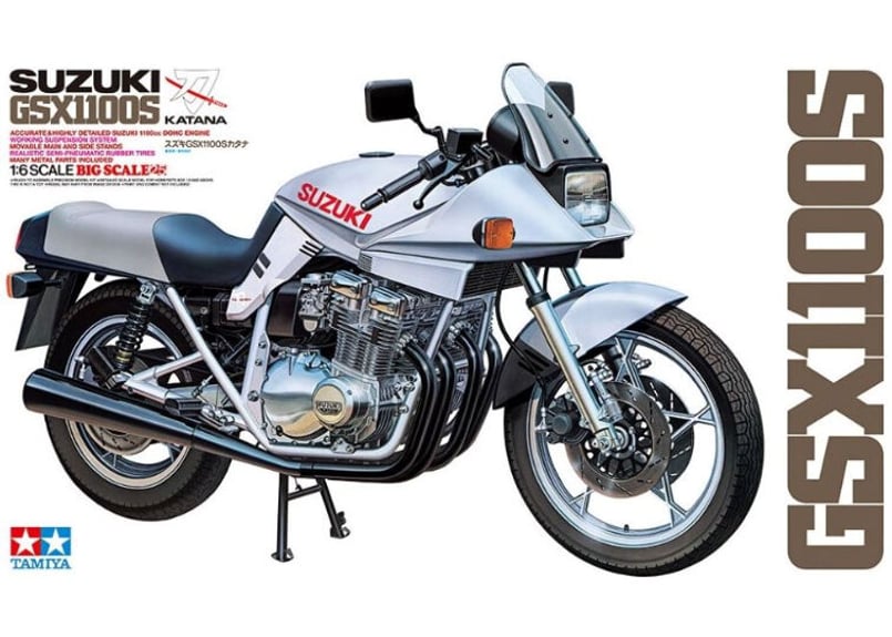 タミヤ 1/6 オートバイ No.25 スズキGSX1100Sカタナ | ウエサカ模型店