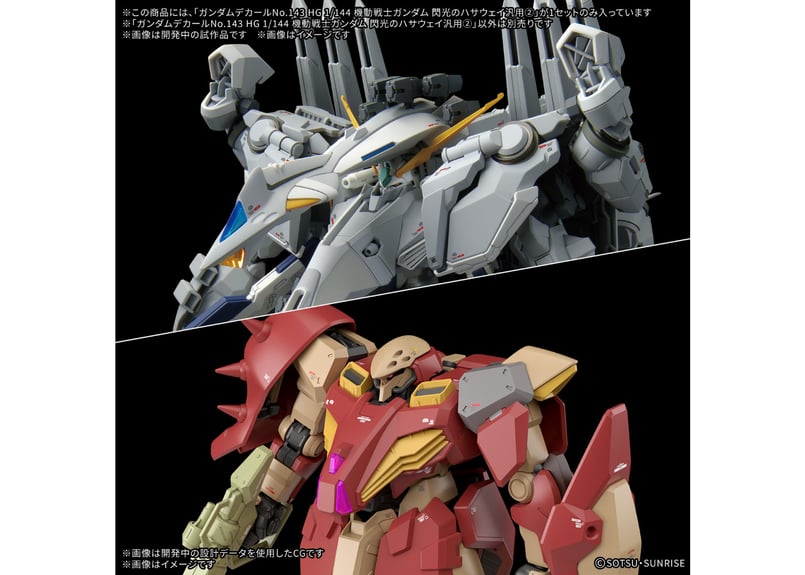 バンダイ ガンダムデカールNo.143 HG 1/144 機動戦士ガンダム 閃光の