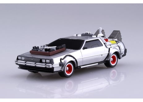 アオシマ バック・トゥ・ザ・フューチャー No.13 1/43 プルバック バック・トゥ・ザ・フューチャー PartⅢ タイムマシン