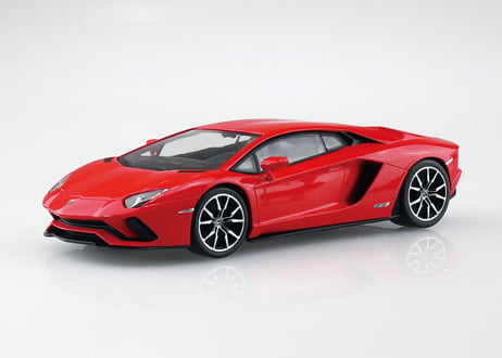 アオシマ 1/32 ザ･スナップキット No.12-C ランボルギーニ アヴェンタドールS( パールレッド)