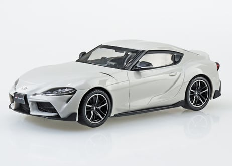 アオシマ 1/32 楽プラ スナップキット No.13-WT トヨタ GRスープラ 2019(ホワイトメタリック)