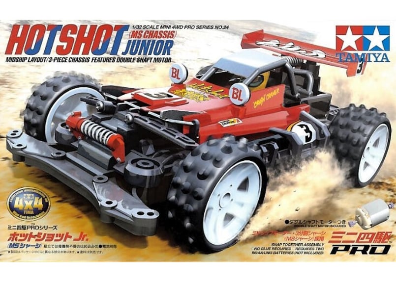 タミヤ 1/32 ミニ四駆PRO No.24 ホットショットJr.(MSシャーシ タミヤ 1/32 ミニ四駆PRO No.24 ホットショットJr.(MSシャーシ