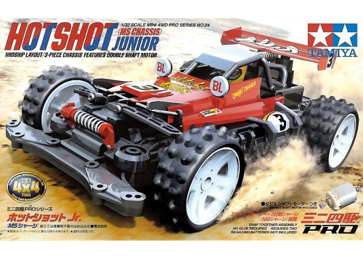 タミヤ 1/32 ミニ四駆PRO No.24 ホットショットJr.（MSシャーシ