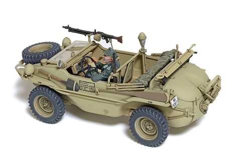タミヤ 1/35 MM No.393 シュビムワーゲン166型 (ワイドホイール仕様)